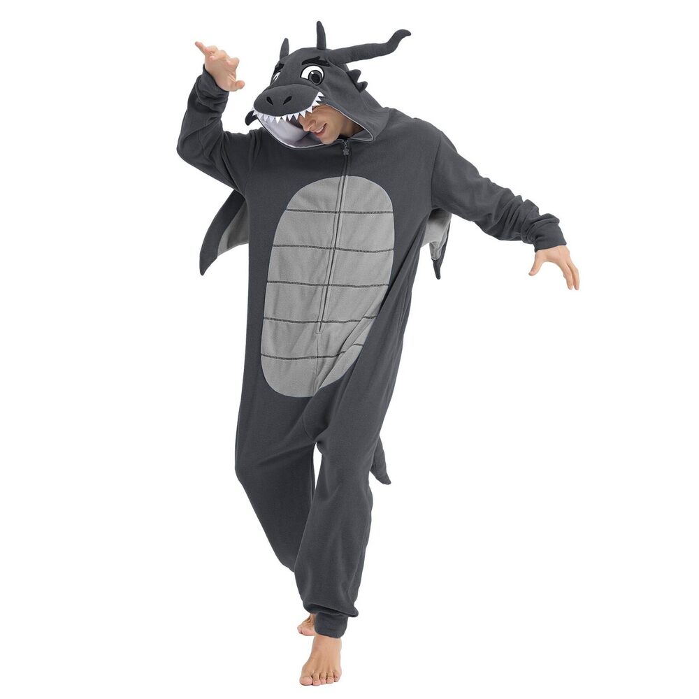 4768 Dragon Onesie Adults Animal Cosplay Halloween Pajamas Costumes